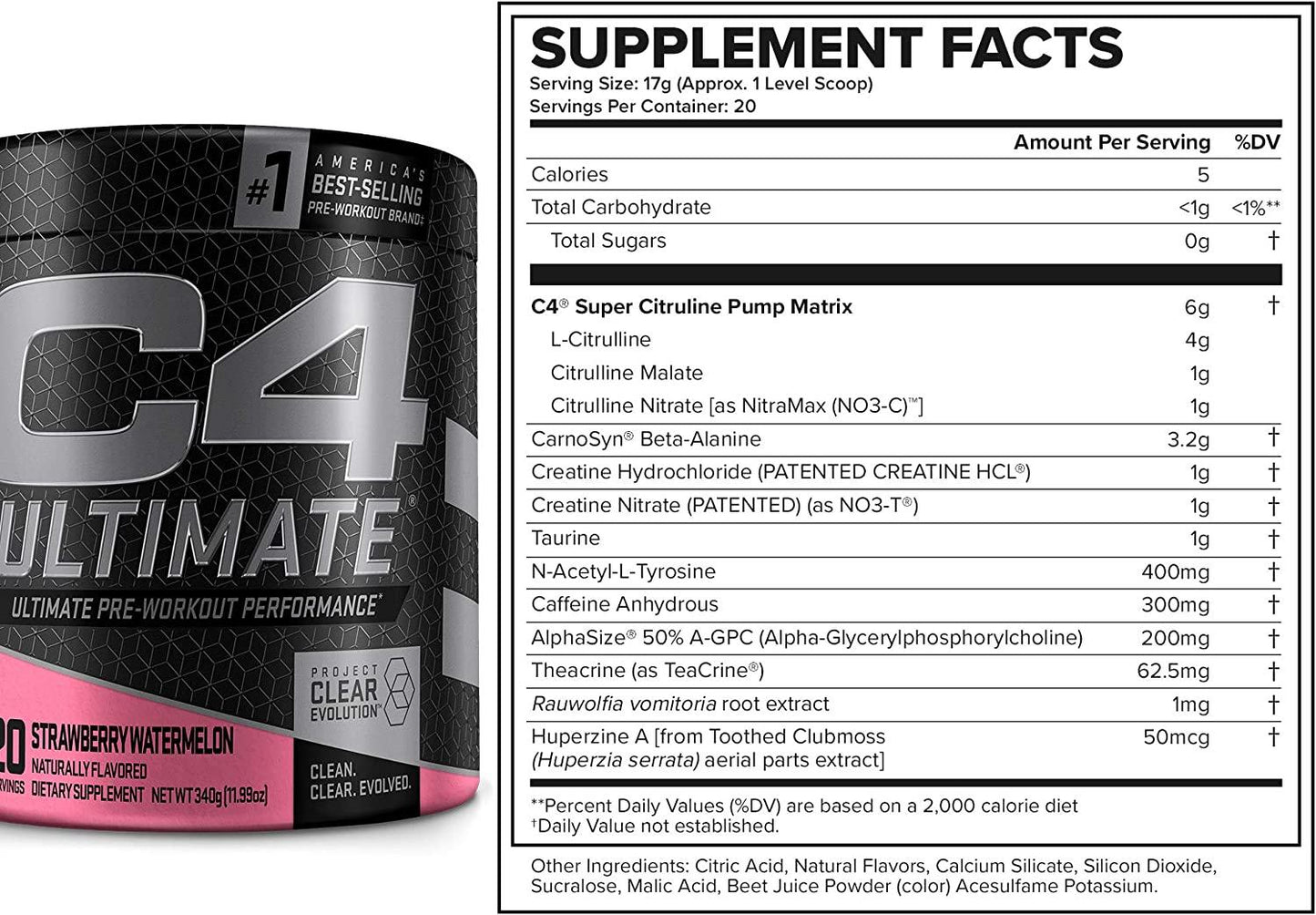Cellucor C4 Ultimate Pre Workout Powder