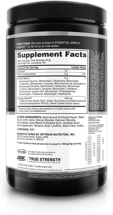 Optimum Nutrition Amino Energy