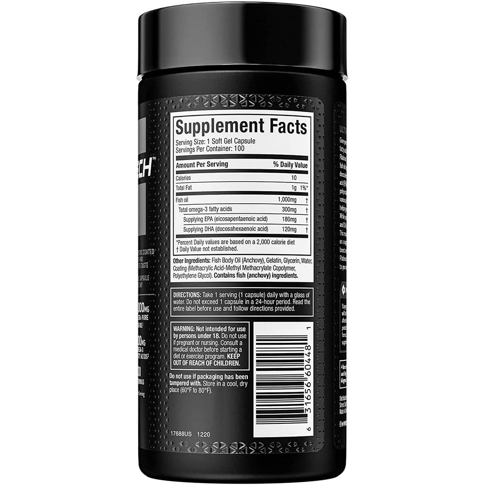 MuscleTech 100% Platinum Fish Oil