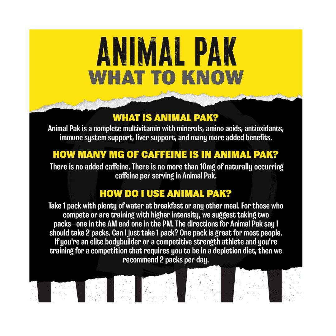 Animal Pak -Multivitamin for Men & Women