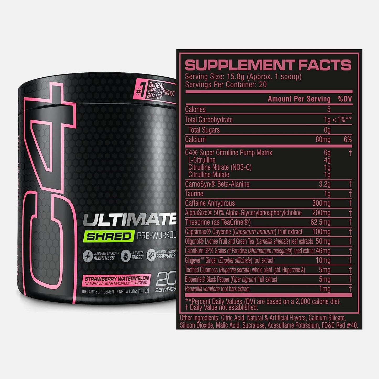 Cellucor C4 Ultimate Shred Pre Workout Powder