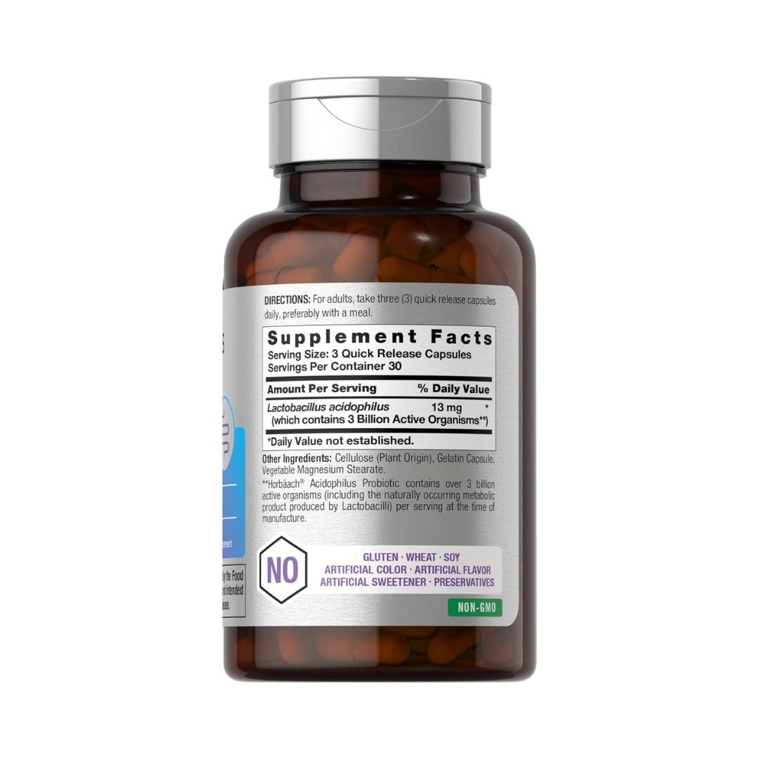 Horbäach Probiotic for Women & Men's Digestive Health