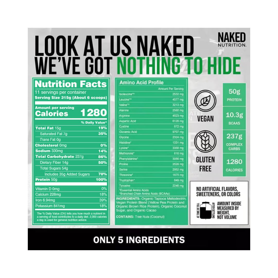 Naked Nutrition Naked Vegan Mass Gainer Protein
