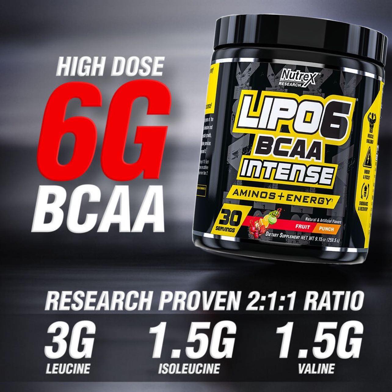 Nutrex Lipo-6 BCAA Intense