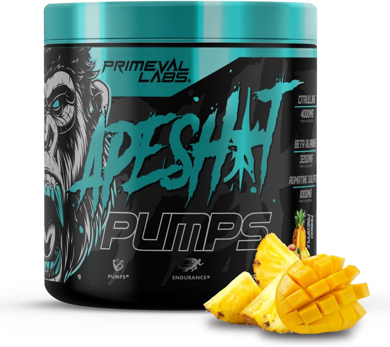 Primeval Labs Ape Pumps Caffeine Free PreWorkout Powder