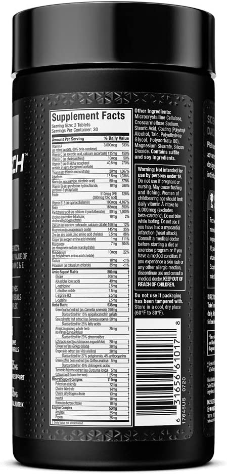 MuscleTech Platinum Multivitamin