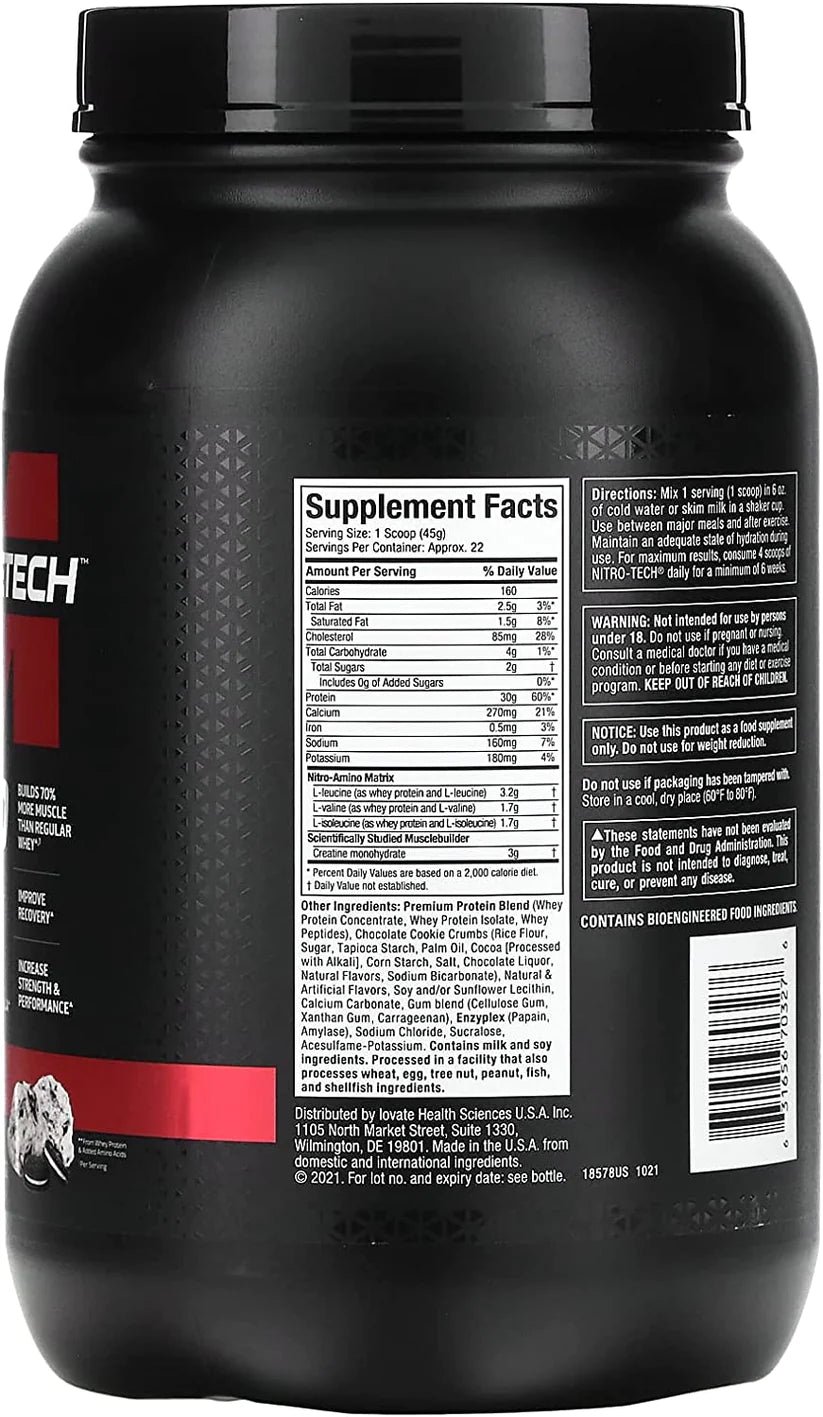 MuscleTech Nitro-Tech Whey Protein